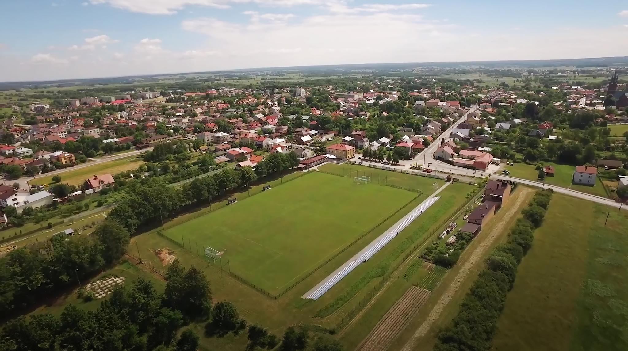 Stadion piłkarski w Sokołowie Małopolskim