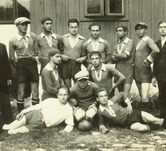 Przedwojenna drużyna piłkarska TG Sokół Sokołów w 1931 roku